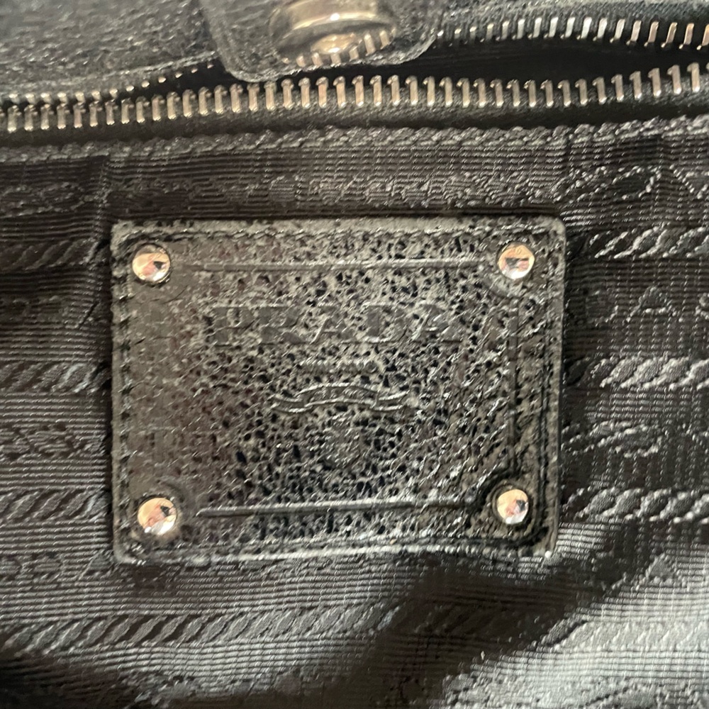 PRADA 100% Authentic
Ebano Deerskin Cervo Lux Shoulder Bag BR3811 - Picture 3 of 10